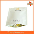 moisture proof printed kraft paper stand up pouch with zipper for meet, nuts, dried food, fruit, beef